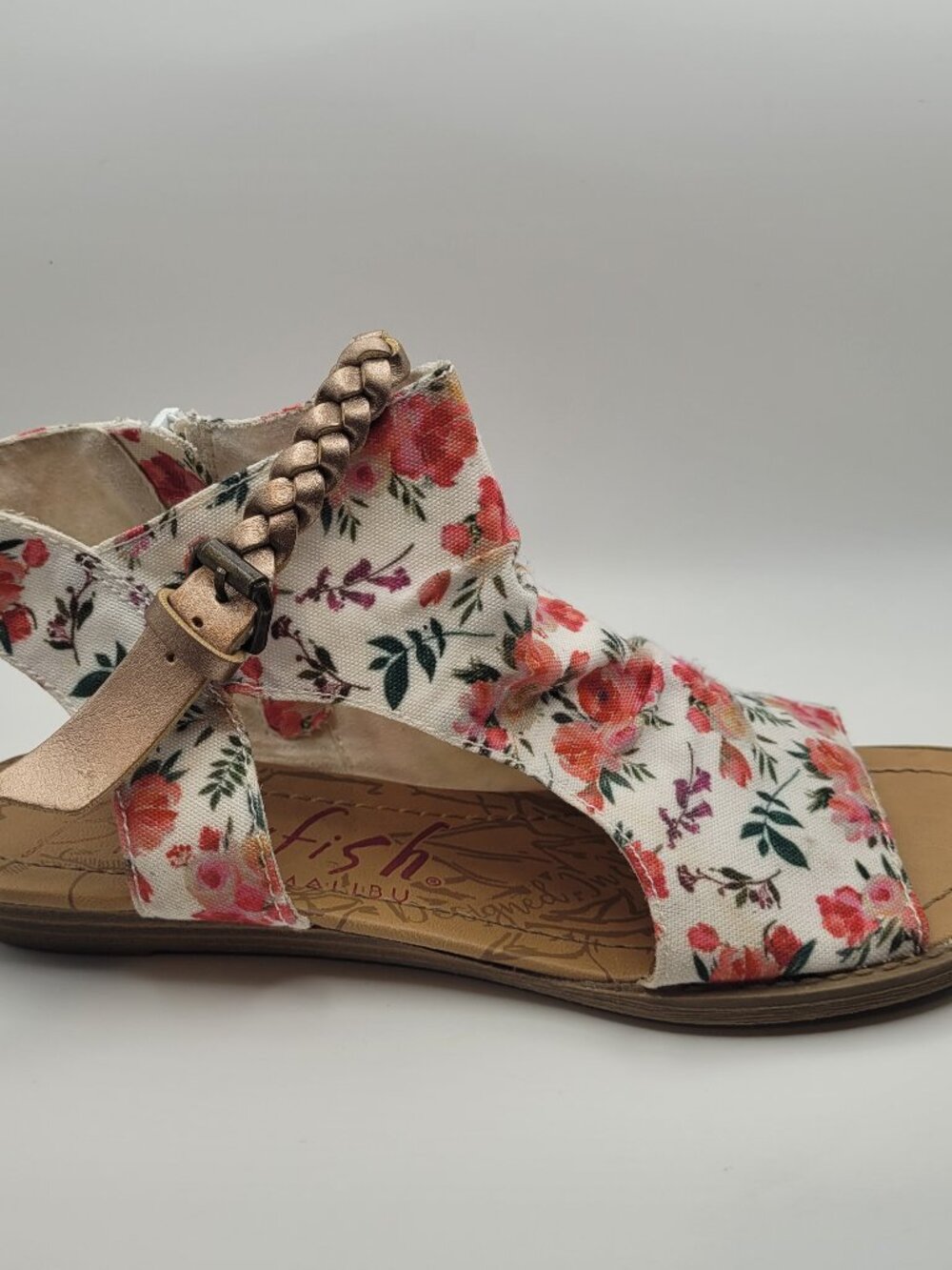Blowfish Malibu Sandals Girls Child Floral Spring Garden Size 4